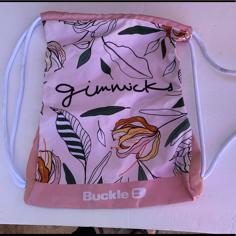 BUCKLE drawstring backpack